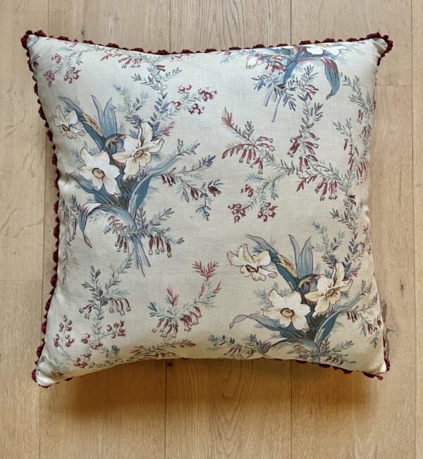 Bowness Cushion with blue back Cushion